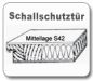Preview: Wohnungseingangstür S42  Echtholz inkl. Zarge Klimaklasse III - eckige Kante