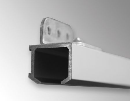 Schiebetür Schiebesystem CPL Weißlack mit Zarge Designkante