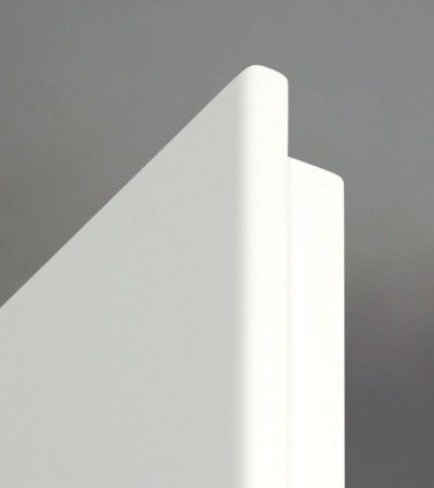 Preview: Innentür mit Zarge -  Weißlack 9010 soft glatt - Röhrenspanplatte