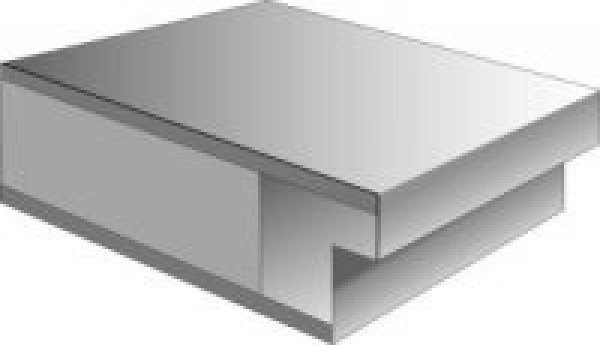 Schiebetür Modell Line 5 - Zarge eckige Kante