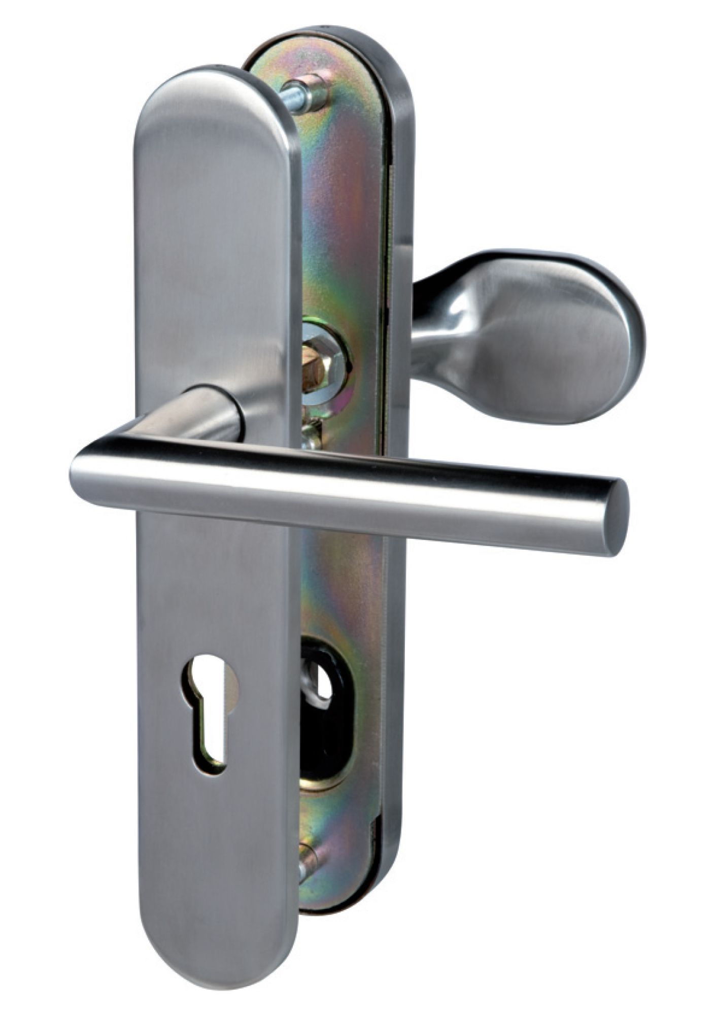 Schutzbeschlag für Wohnungseingangstüren - Edelstahl