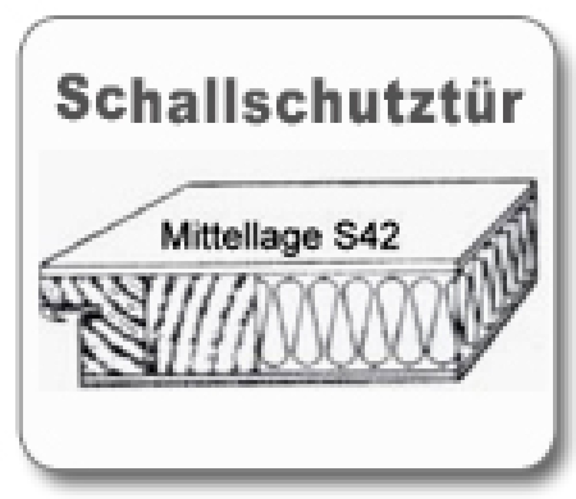 Wohnungseingangstür S42  Echtholz inkl. Zarge Klimaklasse III - eckige Kante