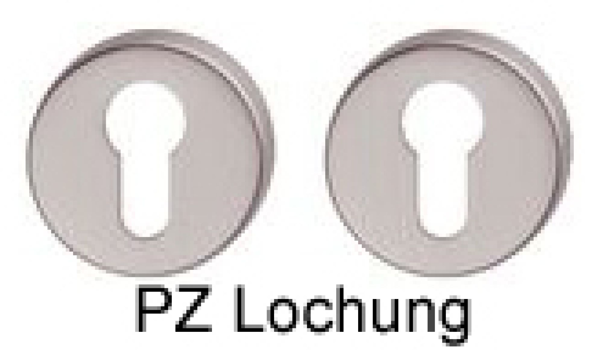 Rosettengarnitur Drückergarnitur Helgoland wahlweise BB, PZ, WC oder Garnitur Knopf/Drücker PZ