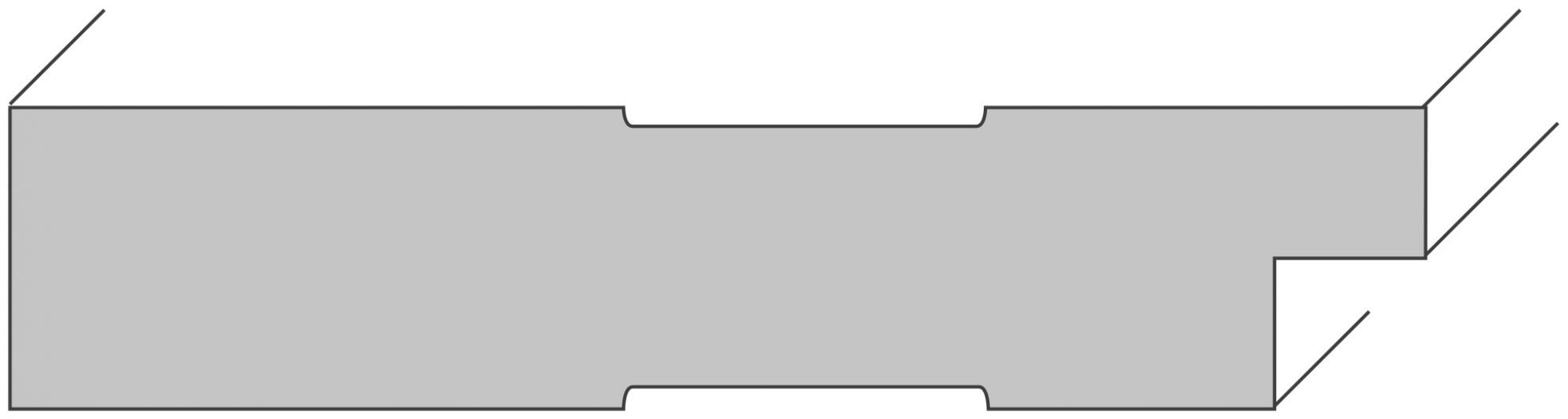 Wohnungseingngstür Modell Amrum F 2KS, S32 in Klima III - Weißlack